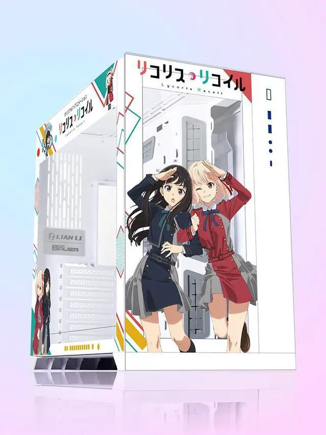 Alt view image 2 of 5 - Likelisi Anime Theme PC-O11 Dynamic Tempered Glass on the Front and Left Side, Chassis Body SECC ATX Mid Tower Gaming Computer Case