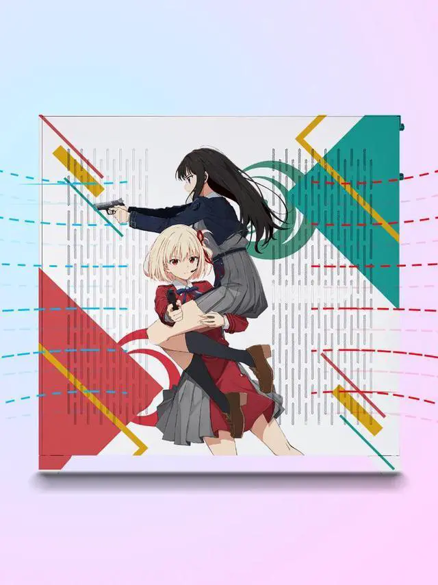 Alt view image 5 of 5 - Likelisi Anime Theme PC-O11 Dynamic Tempered Glass on the Front and Left Side, Chassis Body SECC ATX Mid Tower Gaming Computer Case