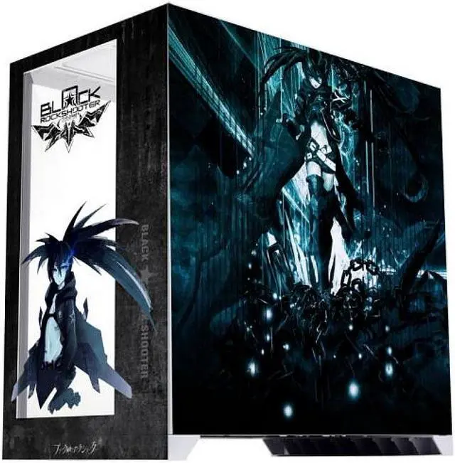 Alt view image 2 of 3 - Dark Shooter Anime Theme PC-O11 Dynamic Tempered Glass on the Front and Left Side, Chassis Body SECC ATX Mid Tower Gaming Computer Case