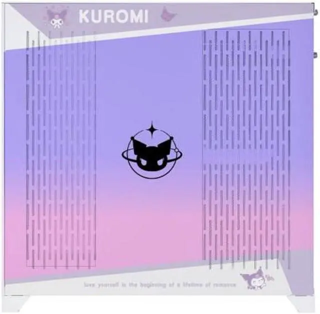 Alt view image 3 of 3 - Kulomi Cartoon Theme PC-O11 Dynamic Tempered Glass on the Front and Left Side, Chassis Body SECC ATX Mid Tower Gaming Computer Case