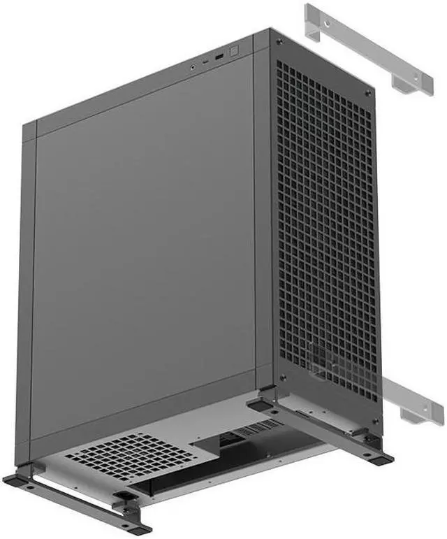 Alt view image 5 of 7 - Abee Pixel One All Aluminum Computer Case CNCC with DIY Pixel Cube Gaming PC for E-ATX/ATX/Micro ATX/Mini ITX Motherboard Silver