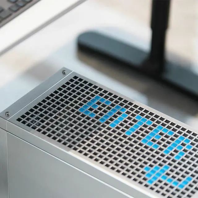 Alt view image 2 of 5 - Abee Pixel Cube for Pixel One Computer Case Blue
