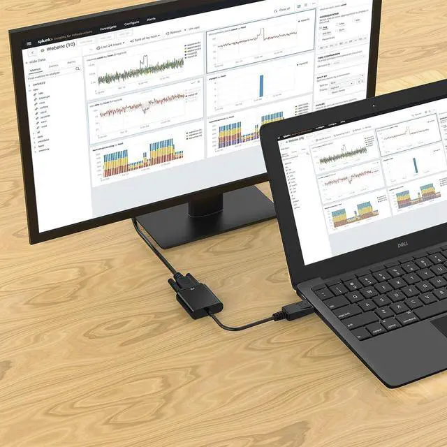 Alt view image 3 of 7 - DisplayPort (DP) to DVI Adapter, Gold-Plated Display Port to DVI-D Adapter (Male to Female) Compatible with Computer, Desktop, Laptop, PC, Monitor, Projector, HDTV - White