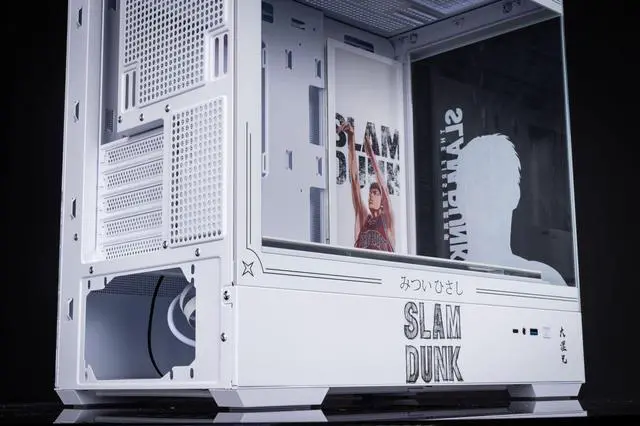 Alt view image 7 of 7 - Slam Dunk Theme Arashi SPCC / Aluminum M-ATX/ITX Computer Case, Slam Dunk Custom Model With Lighting Effects