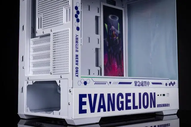 Alt view image 5 of 7 - EVA Theme Arashi SPCC / Aluminum M-ATX/ITX Computer Case, EVA Custom Model With Lighting Effects