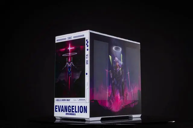 Main image of EVA Theme Arashi SPCC / Aluminum M-ATX/ITX Computer Case, EVA Custom Model With Lighting Effects