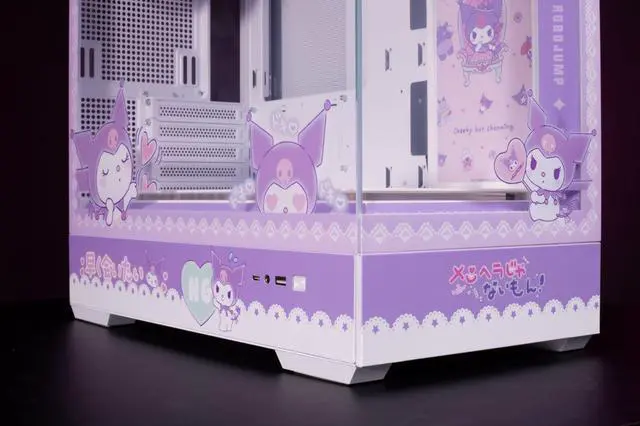 Alt view image 6 of 7 - Kulomi Theme Arashi SPCC / Aluminum M-ATX/ITX Computer Case, Kulomi Theme Custom Model With Lighting Effects(Pink)