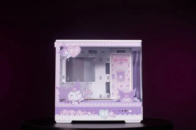 Alt view image 2 of 7 - Kulomi Theme Arashi SPCC / Aluminum M-ATX/ITX Computer Case, Kulomi Theme Custom Model With Lighting Effects(Pink)