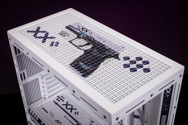 Alt view image 7 of 7 - CS GO Theme Arashi SPCC / Aluminum M-ATX/ITX Computer Case, Custom Model With Lighting Effects