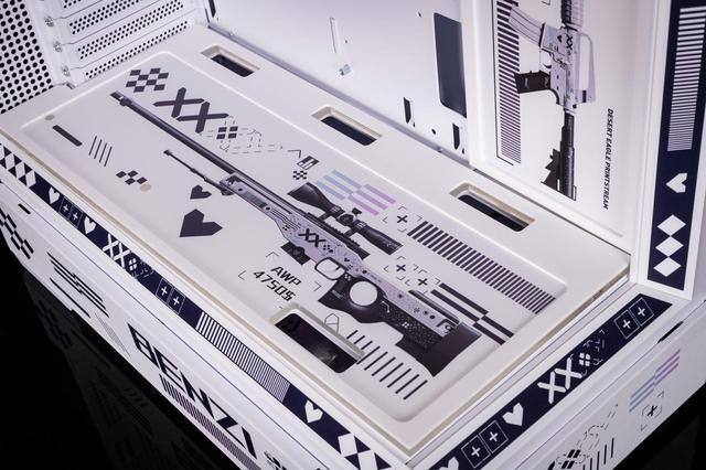 Alt view image 6 of 7 - CS GO Theme Arashi SPCC / Aluminum M-ATX/ITX Computer Case, Custom Model With Lighting Effects