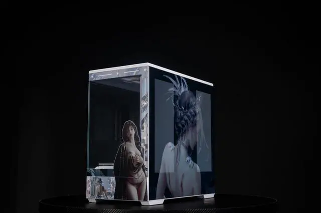 Alt view image 3 of 7 - Ghost Knife Manga Theme Arashi SPCC / Aluminum M-ATX/ITX Computer Case, Ghost Knife Custom Model With Lighting Effects