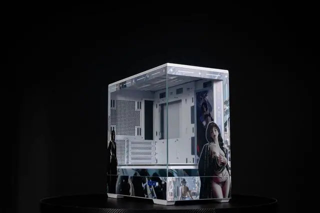 Main image of Ghost Knife Manga Theme Arashi SPCC / Aluminum M-ATX/ITX Computer Case, Ghost Knife Custom Model With Lighting Effects