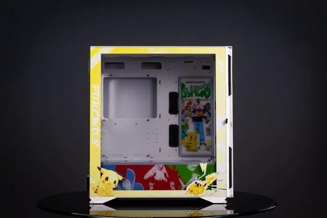 Alt view image 3 of 7 - Pokemon Theme YOGO K1 Ultra-High Compatibility 9 Fan Positions Computer Case (Support E-ATX/ATX/M-ATX/ITX Motherboard / Dual 360 Water Cooling / Tempered Glass Full Side)
