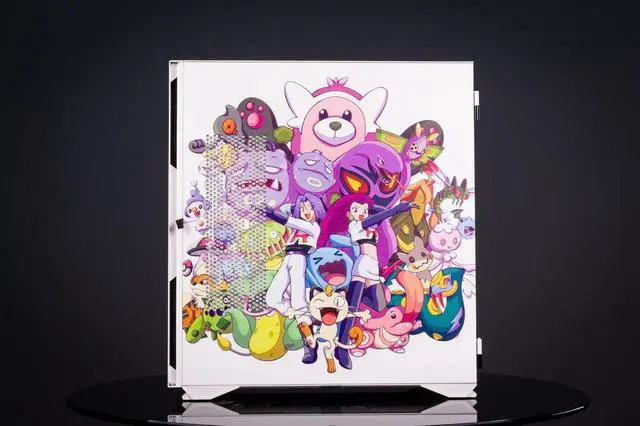 Alt view image 4 of 7 - Pokemon Theme YOGO K1 Ultra-High Compatibility 9 Fan Positions Computer Case (Support E-ATX/ATX/M-ATX/ITX Motherboard / Dual 360 Water Cooling / Tempered Glass Full Side)
