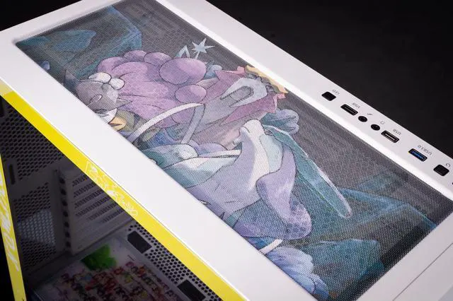 Alt view image 7 of 7 - Pokemon Theme YOGO K1 Ultra-High Compatibility 9 Fan Positions Computer Case (Support E-ATX/ATX/M-ATX/ITX Motherboard / Dual 360 Water Cooling / Tempered Glass Full Side)