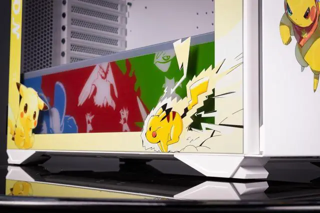 Alt view image 5 of 7 - Pokemon Theme YOGO K1 Ultra-High Compatibility 9 Fan Positions Computer Case (Support E-ATX/ATX/M-ATX/ITX Motherboard / Dual 360 Water Cooling / Tempered Glass Full Side)