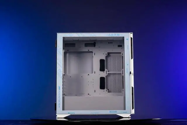Alt view image 5 of 7 - Blowing Snow Theme YOGO K1 Ultra-High Compatibility 9 Fan Positions Computer Case (Support E-ATX/ATX/M-ATX/ITX Motherboard / Dual 360 Water Cooling / Tempered Glass Full Side)