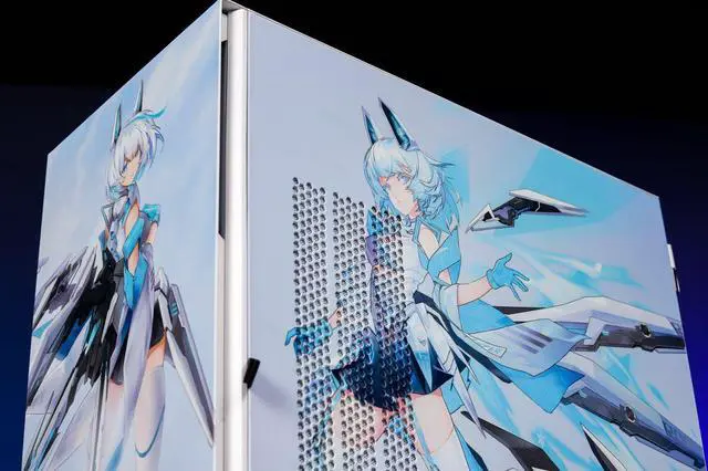 Alt view image 6 of 7 - Blowing Snow Theme YOGO K1 Ultra-High Compatibility 9 Fan Positions Computer Case (Support E-ATX/ATX/M-ATX/ITX Motherboard / Dual 360 Water Cooling / Tempered Glass Full Side)