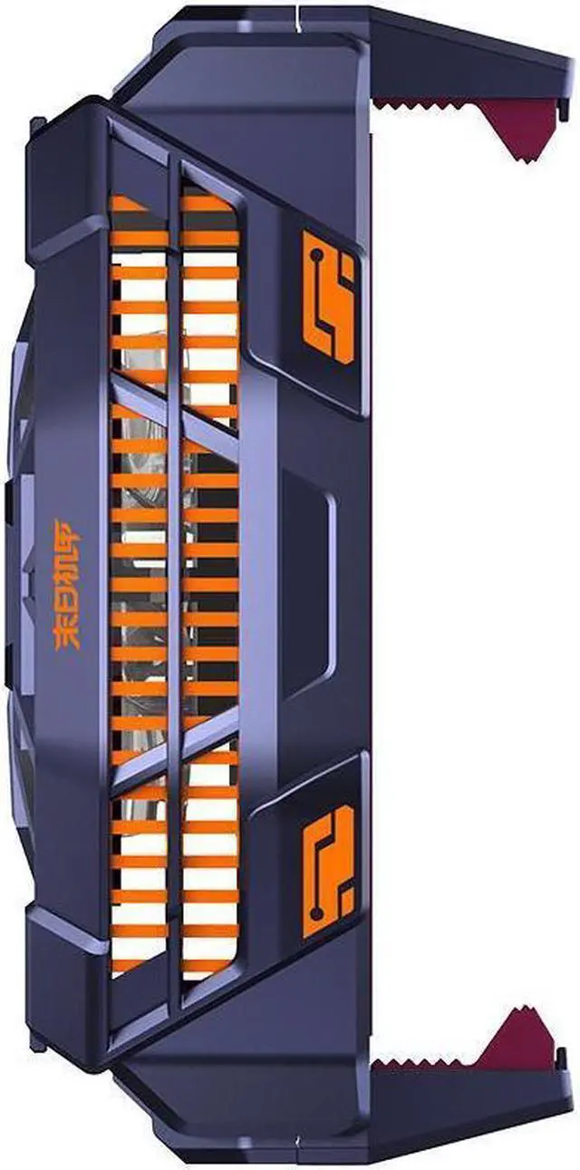 Alt view image 3 of 7 - Black Shark Cell Phone Cooler Fun Cooler 2Pro(Silver Gray), Cellphone Radiator with LED Temperature Display/Sleep Timer/Fan Speed Settings for 2.63-3.46 inches iOS/Android Semiconductor Heatsink Cooli