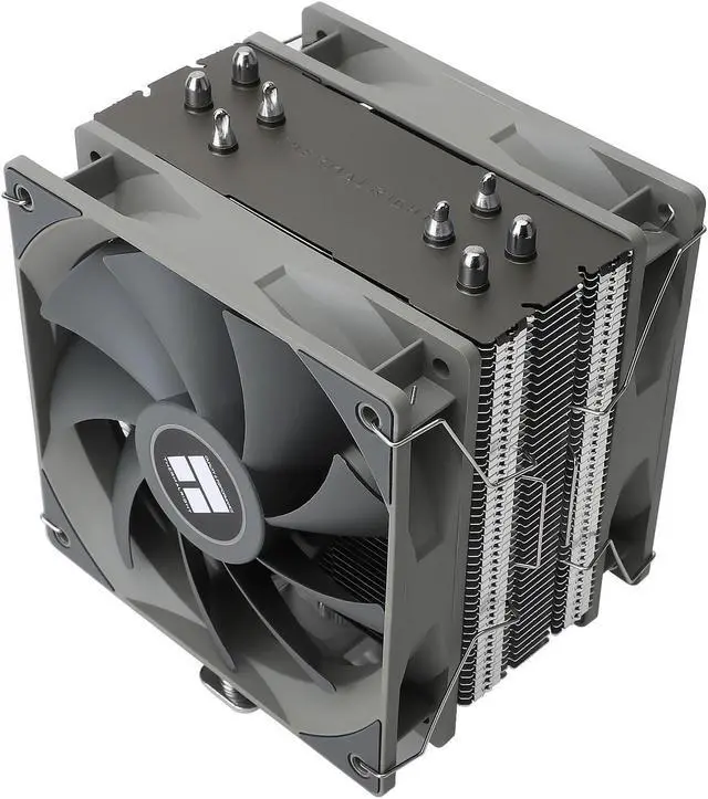Alt view image 2 of 7 - AS120 PLUS V2 CPU Air Cooler, 4 Heatpipes 2 Fans for 115x/2011/-3/2066/1200/1700 AMD AM4/AM5 for Thermalright Assassin Spirit 120 PLUS V2