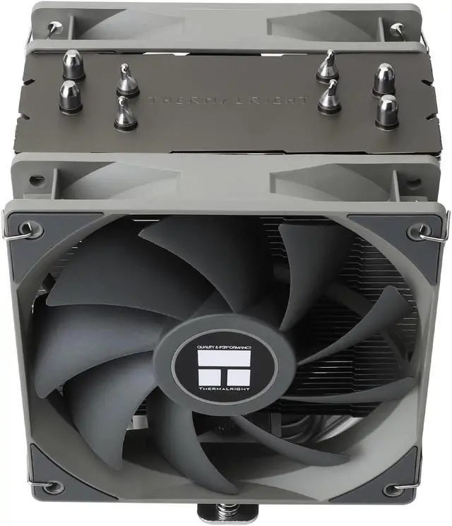 Alt view image 4 of 7 - AS120 PLUS V2 CPU Air Cooler, 4 Heatpipes 2 Fans for 115x/2011/-3/2066/1200/1700 AMD AM4/AM5 for Thermalright Assassin Spirit 120 PLUS V2