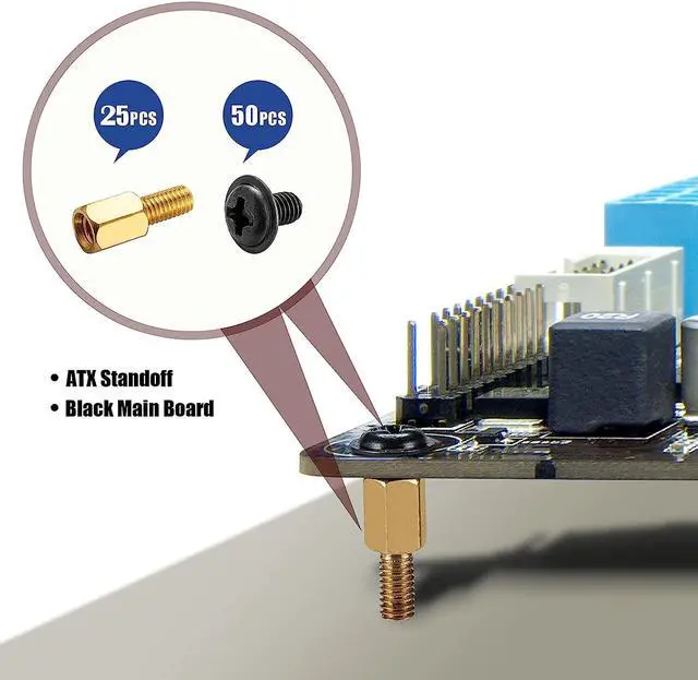 Alt view image 4 of 7 - 502PC Computer Screw Assortment Kit - Includes HDD Hard Drive, Fan, Chassis, ATX Case, Motherboard, Case Fan, Graphics, SSD, Spacer