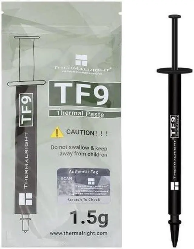 Alt view image 3 of 5 - TF9 Thermal Paste 14W/m.k Heat Sink Compound 1.5g, High Durability, for All heatsinks CPU Coolers, with Tool (1.5g) for Thermalright TF9