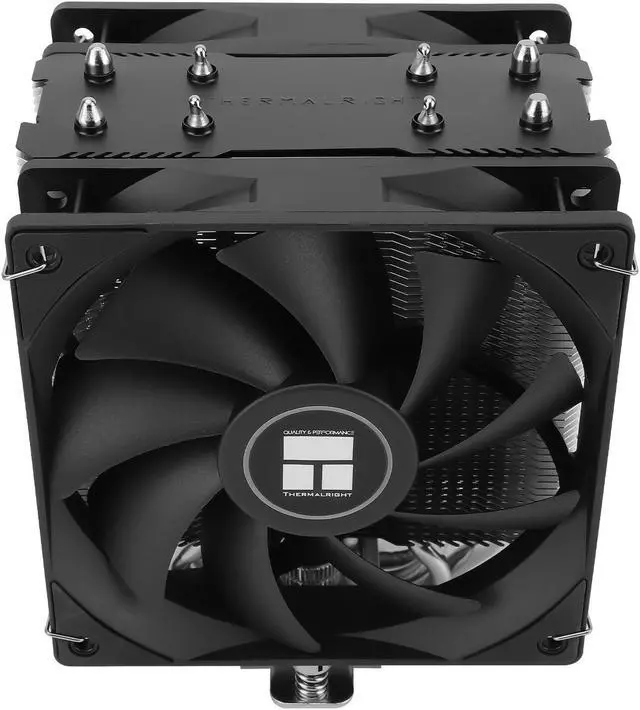 Alt view image 2 of 6 - Assassin X 120 PLUS V2 CPU Air Cooler, 4 Heatpipes compatible Intel 115X/1200/1700, AMD AM4/AM5 for Thermalright AX120 V2 Plus CPU Cooling Dual Fans Version