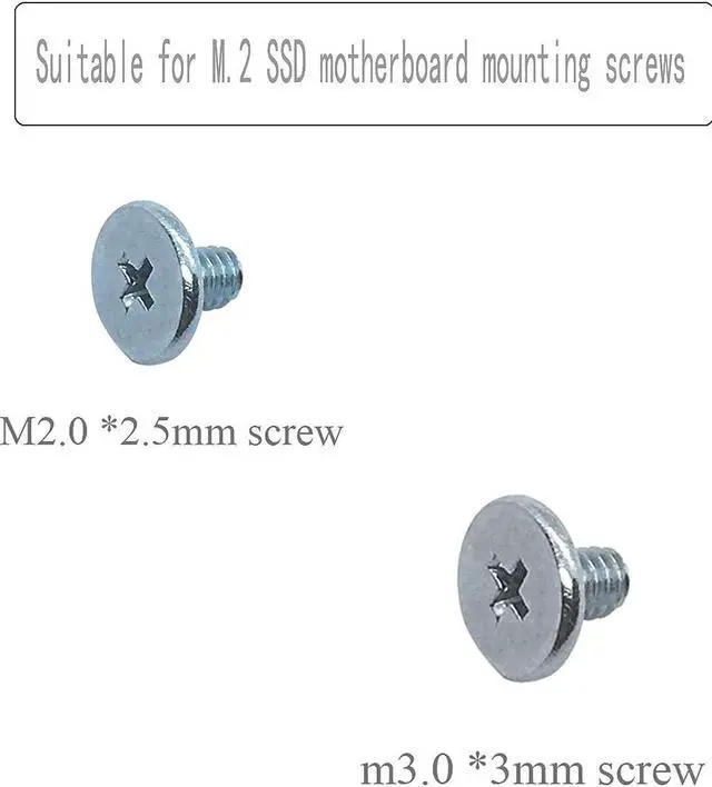 Alt view image 4 of 7 - 30 PCS PCIe NVMe M.2 SSD Mounting Screws Kit for Asus Gigabyte ASRock Msi Motherboards