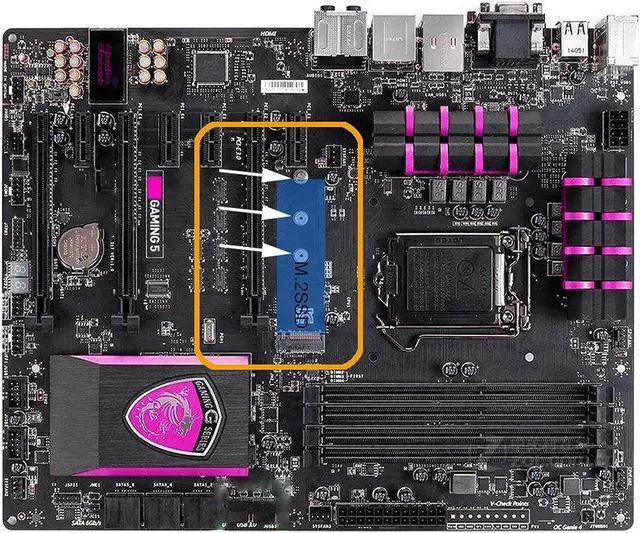 Alt view image 6 of 7 - 30 PCS PCIe NVMe M.2 SSD Mounting Screws Kit for Asus Gigabyte ASRock Msi Motherboards