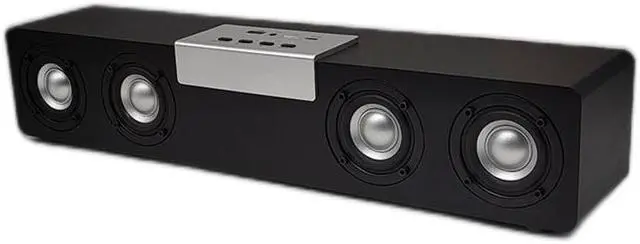 Alt view image 2 of 5 - CORN Bluetooth Computer Speakers Desktop: 20W Mid-Treble Boost PC Soundbar USB Powered Wired & Wireless Gaming Speakers Wooden Cavity Wireless Loud Speakers for Laptops|PC|Desktop|Monitors (Silver)