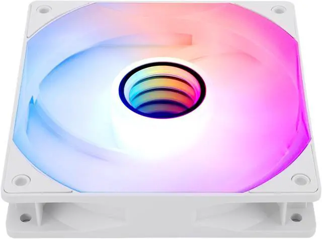 Alt view image 4 of 7 - TL-C12W-S V3 120 ARGB White Case Fan, 120*120*25.6mm Addressable PC Fan for Thermalright TL-C12W-S V3