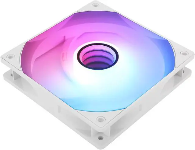 Alt view image 6 of 7 - TL-C12W-S V3 120 ARGB White Case Fan, 120*120*25.6mm Addressable PC Fan for Thermalright TL-C12W-S V3