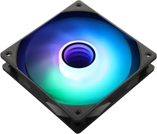 Alt view image 2 of 7 - TL-C12B-S V3 120 ARGB Case Fan, 120*120*25.6mm Addressable PC Fan for Thermalright TL-C12B-S V3 Black