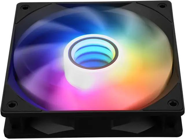 Alt view image 6 of 7 - TL-C12B-S V3 120 ARGB Case Fan, 120*120*25.6mm Addressable PC Fan for Thermalright TL-C12B-S V3 Black