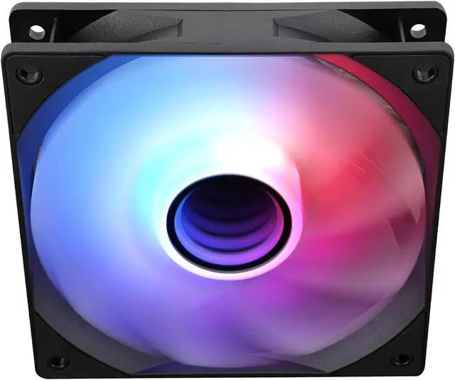 Alt view image 4 of 7 - TL-C12B-S V3 120 ARGB Case Fan, 120*120*25.6mm Addressable PC Fan for Thermalright TL-C12B-S V3 Black