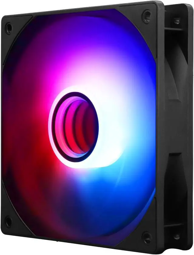 Alt view image 3 of 7 - TL-C12B-S V3 120 ARGB Case Fan, 120*120*25.6mm Addressable PC Fan for Thermalright TL-C12B-S V3 Black