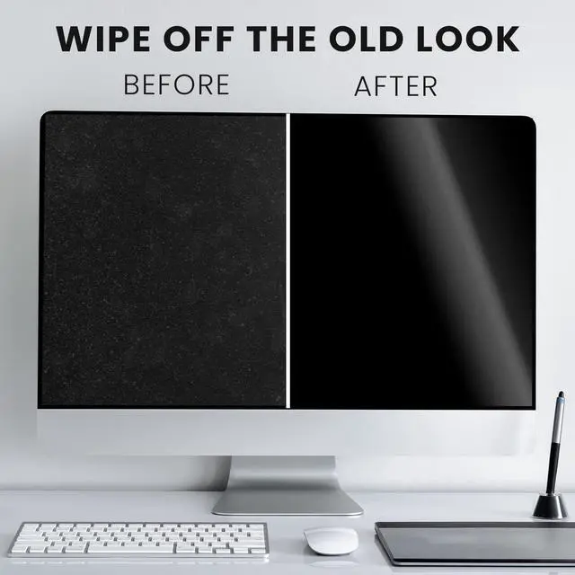 Alt view image 2 of 6 - Screen Cleaner Spray (16oz) - Large Screen Cleaner Bottle - TV Screen Cleaner, Computer Screen Cleaner, for Laptop, Phone, Ipad - Computer Cleaning kit Electronic Cleaner - Microfiber Cloth Included