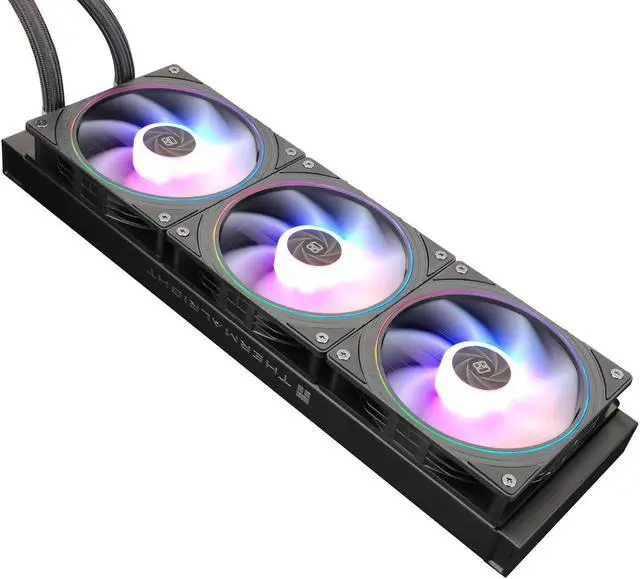 Alt view image 2 of 7 - 120mm ARGB Fan, L120 mm x W120 mm x H25 mm 1500 RPM Addressable RGB S-FDB Bearing Case Fan Thermalright TL-S12-S X3 Black 3 Packs