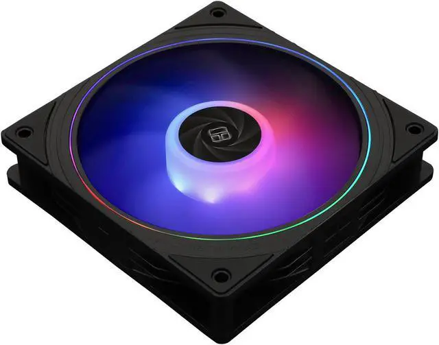Alt view image 4 of 7 - 120mm ARGB Fan, L120 mm x W120 mm x H25 mm 1500 RPM Addressable RGB S-FDB Bearing Case Fan Thermalright TL-S12-S X3 Black 3 Packs
