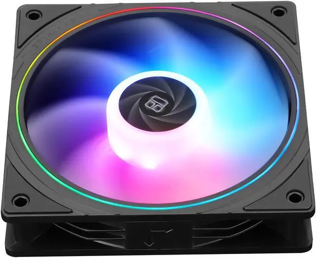 Alt view image 5 of 7 - 120mm ARGB Fan, L120 mm x W120 mm x H25 mm 1500 RPM Addressable RGB S-FDB Bearing Case Fan Thermalright TL-S12-S X3 Black 3 Packs