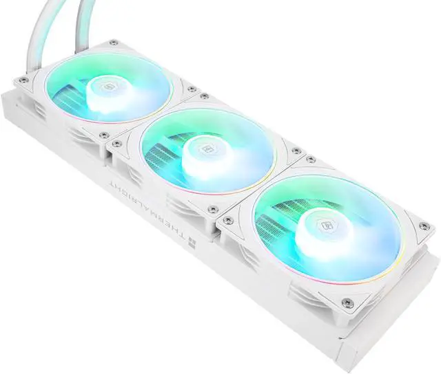 Alt view image 5 of 7 - 120mm ARGB Fan, L120 mm x W120 mm x H25 mm 1500 RPM Addressable RGB S-FDB Bearing Case Fan Thermalright TL-S12W-S-OEM White