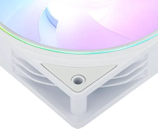Alt view image 7 of 7 - 120mm ARGB Fan, L120 mm x W120 mm x H25 mm 1500 RPM Addressable RGB S-FDB Bearing Case Fan Thermalright TL-S12W-S-OEM White