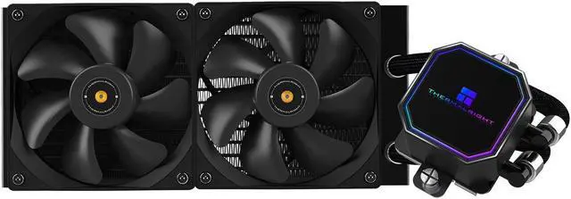 Main image of Frozen Prism 240 BLACK Hydro Cooling, S-FDB Bearing Addressable RGB Pump Liquid Cooling, LGA 1366/115X/1200/1700/2011/2011-3/2066/AM4/AM5 for Thermalright Frozen Prism 240 BLACK