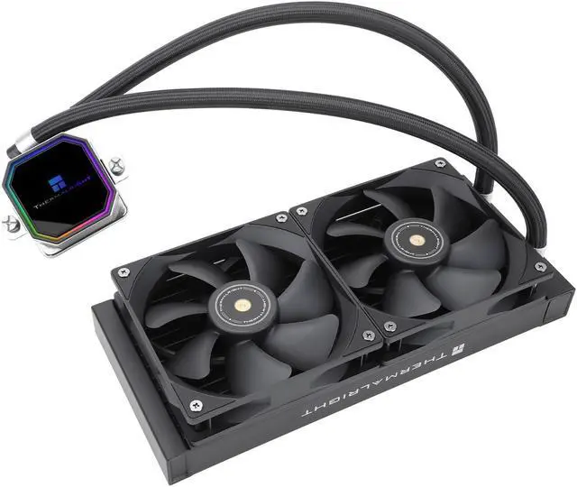 Alt view image 5 of 7 - Frozen Prism 240 BLACK Hydro Cooling, S-FDB Bearing Addressable RGB Pump Liquid Cooling, LGA 1366/115X/1200/1700/2011/2011-3/2066/AM4/AM5 for Thermalright Frozen Prism 240 BLACK