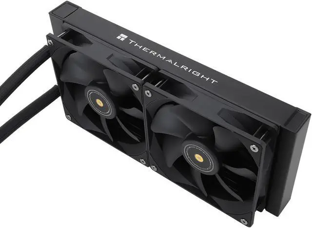 Alt view image 4 of 7 - Frozen Prism 240 BLACK Hydro Cooling, S-FDB Bearing Addressable RGB Pump Liquid Cooling, LGA 1366/115X/1200/1700/2011/2011-3/2066/AM4/AM5 for Thermalright Frozen Prism 240 BLACK