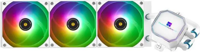 Main image of Frozen Prism 360 White Hydro Cooling, S-FDB Bearing Addressable RGB Liquid Cooling, LGA 1366/115X/1200/1700/2011/2011-3/2066/AM4/AM5 for Thermalright Frozen Prism 360 White Addressable RGB 360mm