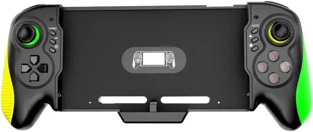 Alt view image 2 of 7 - CORN Switch Controller for Switch/OLED, One-Piece Joypad Controller Replacement for Switch Pro Controller, Switch Controllers Remote with Adjustable TURBO and Dual Motor Vibration Yellow