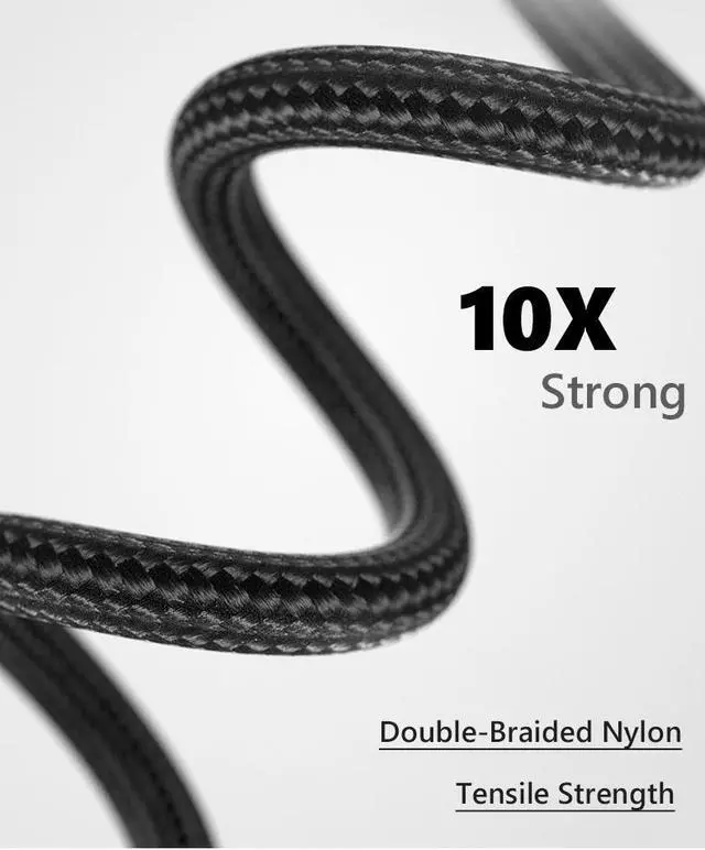 Alt view image 5 of 7 - USB C to Lightning Cable 6.6FT 2Pack, MFi Certified USBC iPhone Fast Charger Cord Heavy Duty Type C iPhone Cable Compatible with iPhone 14 13 12 11 Pro Max Mini 8 Plus SE iPad and More