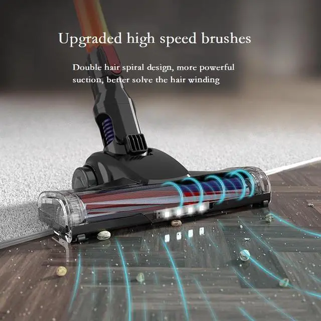 Alt view image 3 of 7 - CORN Cordless Vacuum Cleaner, 4 in 1 Stick Vacuum Cleaner, Handheld Lightweight Vacuum Cleaner for Home Hard Floor Carpet Pet Hair car